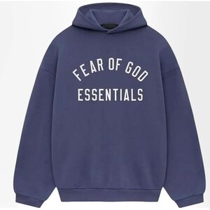 Fear of God Essentials Oversized Marine Fleece Hoodie Men's Medium.